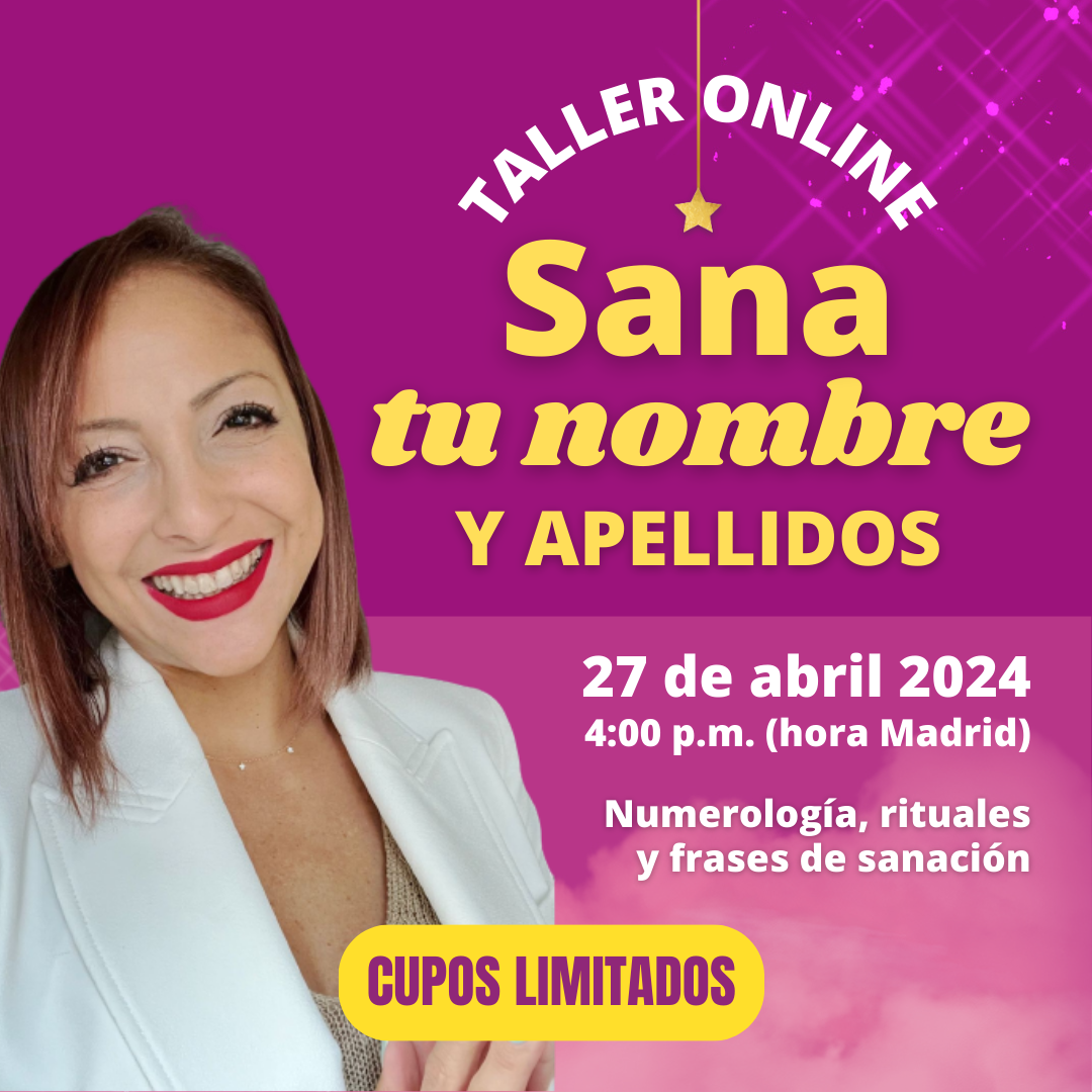 taller sana tu nombre yasmari bello